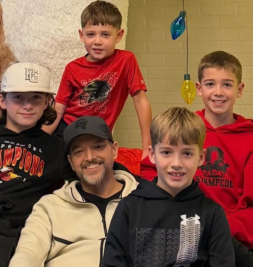 Four reasons — Derek's four boys